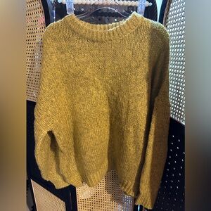 Dressed in LaLa mustard gold sweater